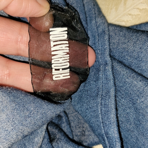 Reformation Chambray Jumpsuit - Picture 8 of 12